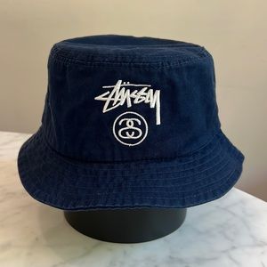 Blue Stüssy a bucket Hat Size S/M